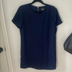 Lulu's Blue Boxy Short Sleeve Blouse